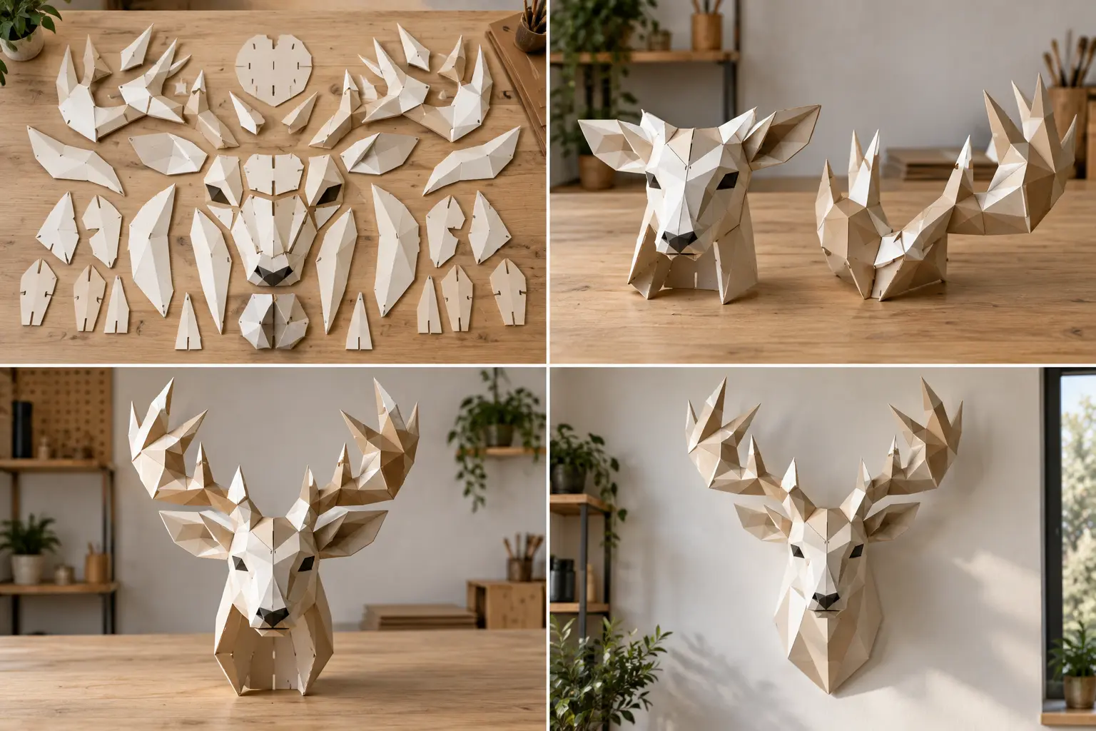 Illustration 2 pour Créer une sculpture murale en papier 3D légère mais spectaculaire